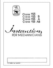Load image into Gallery viewer, ADLER 153 153B 153A 153AB SERVICE MANUAL ENGLISH SEWING MACHINE