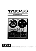 Load image into Gallery viewer, AKAI 1730-SS BEDIENUNGSANLEITUNG MIT ANSCHLUSSE DEUTSCH 4 KANAL (QUADRAPHONIE)TONBANDGERAT