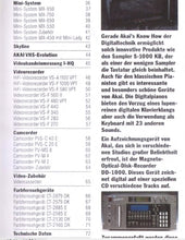 Load image into Gallery viewer, AKAI GESAMPROGRAMM 1993 DEUTSCH