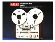 Load image into Gallery viewer, AKAI GX-625 CATALOG INCLUDING TECHNICAL DATA IN ENGLISH STEREO TAPE DECK