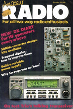 Load image into Gallery viewer, AMATEUR RADIO DEC 1983 ENGLISH AMATEUR RADIO MAGAZINE