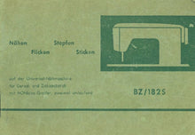 Load image into Gallery viewer, ANKER PHOENIX BZ-182S BEDIENUNGSANLEITUNG DEUTSCH NAHMASCHINE