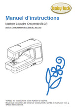 Load image into Gallery viewer, BABY LOCK BLCR CRESCENDO 882-D00 MANUEL D'INSTRUCTIONS FRANCAIS MACHINE A COUDRE