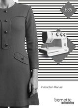 Load image into Gallery viewer, BERNETTE B35 INSTRUCTION MANUAL ENGLISH SEWING MACHINE