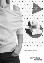 Load image into Gallery viewer, BERNETTE B44 FUNLOCK DIRECTIVES D'EMPLOI FRANCAIS MACHINE A COUDRE