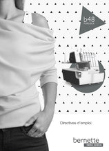 Load image into Gallery viewer, BERNETTE B48 FUNLOCK DIRECTIVES D'EMPLOI FRANCAIS MACHINE A COUDRE