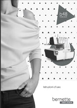 Load image into Gallery viewer, BERNETTE B48 FUNLOCK ISTRUZIONI PER L'USO ITALIANO MACCHINA DA CUCIRE