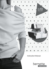 Load image into Gallery viewer, BERNETTE B48 FUNLOCK INSTRUCTION MANUAL ENGLISH SEWING MACHINE