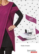 Load image into Gallery viewer, BERNETTE B64 AIRLOCK MODE D'EMPLOI FRANCAIS MACHINE A COUDRE