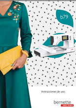 Load image into Gallery viewer, BERNETTE B79 INSTRUCCIONES DE USO ESPANOL MAQUINA DE COSER