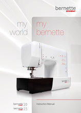 Load image into Gallery viewer, BERNETTE 20 25 INSTRUCTION MANUAL ENGLISH SEWING MACHINE