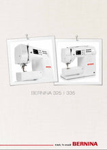 Load image into Gallery viewer, BERNINA 335 325 BEDIENUNGSANLEITUNG DEUT NAHMASCHINE