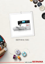 Load image into Gallery viewer, BERNINA 580 INSTRUCTION MANUAL ENGLISH SEWING MACHINE