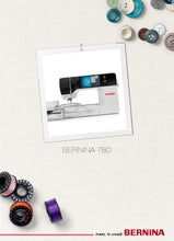 Load image into Gallery viewer, BERNINA 780 INSTRUCTION MANUAL ENGLISH SEWING MACHINE
