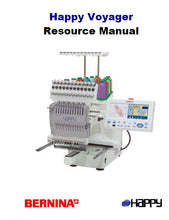 Load image into Gallery viewer, BERNINA HAPPY VOYAGER RESOURCE MANUAL ENGLISH SEWING MACHINE