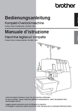 Load image into Gallery viewer, BROTHER 2104D BEDIENUNGSANLEITUNG MANUALE D'ISTRUZIONE DE IT NAHMASCHINE MACCHINA DA CUCIRE