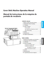 Load image into Gallery viewer, BROTHER 884-500 OPERATION MANUAL MANUAL DE INSTRUCCIONES ENG ESP SEWING MACHINE MAQUINA DE COSER