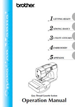 Load image into Gallery viewer, BROTHER 885-S13 OPERATION MANUAL ENGLISH SEWING MACHINE