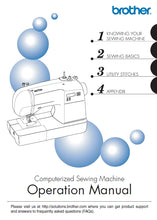 Load image into Gallery viewer, BROTHER 885-S35 885-S38 OPERATION MANUAL ENGLISH SEWING MACHINE