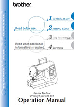Load image into Gallery viewer, BROTHER 885-S61 OPERATION MANUAL ENGLISH SEWING MACHINE