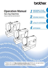 Load image into Gallery viewer, BROTHER 885-V64 885-V65 885-V66 885-V67 OPERATION MANUAL ENGLISH SEWING MACHINE