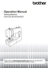 Load image into Gallery viewer, BROTHER 888-X53 X54 X55 X56 OPERATION MANUAL ENGLISH SEWING MACHINE
