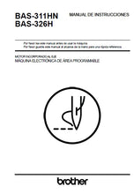 Load image into Gallery viewer, BROTHER BAS-311HN BAS-326H MANUAL DE INSTRUCCIONES ESPANOL MAQUINA DE COSER