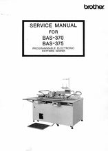 Load image into Gallery viewer, BROTHER BAS-370 BAS-375 SERVICE MANUAL BOOK IN ENGLISH SEWING MACHINE