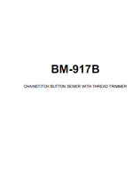 Load image into Gallery viewer, BROTHER BM-917B INSTRUCTION MANUAL BOOK IN ENGLISH SEWING MACHINE