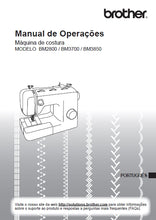 Load image into Gallery viewer, BROTHER BM2800 BM3700 BM3850 MANUAL DE OPERACOES PORTUGUES MAQUINA DE COSTURA