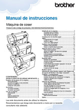 Load image into Gallery viewer, BROTHER CP60X MANUAL DE INSTRUCCIONES ESP MAQUINA DE COSER