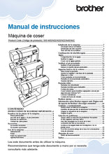 Load image into Gallery viewer, BROTHER CS5055 MANUAL DE INSTRUCCIONES ESP MAQUINA DE COSER