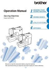Load image into Gallery viewer, BROTHER CS7205 OPERATION MANUAL ENGLISH SEWING MACHINE