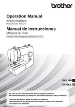 Load image into Gallery viewer, BROTHER GX37 OPERATION MANUAL MANUAL DE INSTRUCCIONES ENG ESP SEWING MACHINE MAQUINA DE COSER