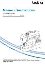 Load image into Gallery viewer, BROTHER INNOV-IS 150 MANUEL D'INSTRUCTIONS FRANCAIS MACHINE A COUDRE