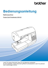 Load image into Gallery viewer, BROTHER INNOV-IS F400 BEDIENUNGSANLEITUNG DEUTSCH NAHMASCHINE