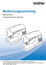 Load image into Gallery viewer, BROTHER INNOV-IS F420 BEDIENUNGSANLEITUNG DEUTSCH NAHMASCHINE
