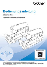 Load image into Gallery viewer, BROTHER INNOV-IS F540 BEDIENUNGSANLEITUNG DEUTSCH NAHMASCHINE