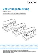 Load image into Gallery viewer, BROTHER INNOV-IS NV1800Q BEDIENUNGSANLEITUNG DEUTSCH NAHMASCHINE