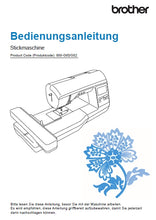 Load image into Gallery viewer, BROTHER INNOV-IS NV870SE BEDIENUNGSANLEITUNG DEUTSCH NAHMASCHINE