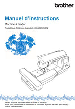 Load image into Gallery viewer, BROTHER INNOV-IS NV880E MANUEL D'INSTRUCTIONS FRANCAIS MACHINE A COUDRE