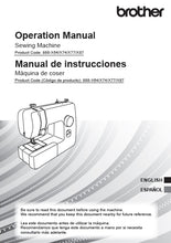 Load image into Gallery viewer, BROTHER JS2135 OPERATION MANUAL MANUAL DE INSTRUCCIONES ENG ESP SEWING MACHINE MAQUINA DE COSER