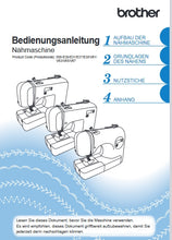 Load image into Gallery viewer, BROTHER KD40 LITTLE ANGEL BEDIENUNGSANLEITUNG DEUTSCH NAHMASCHINE