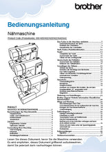 Load image into Gallery viewer, BROTHER KD40S LITTLE ANGEL BEDIENUNGSANLEITUNG DEUTSCH NAHMASCHINE