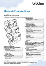 Load image into Gallery viewer, BROTHER KD40S LITTLE ANGEL PETIT ANGE MANUEL D'INSTRUCTIONS FRANCAIS MACHINE A COUDRE