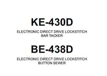 Load image into Gallery viewer, BROTHER KE-430D BE-438D INSTRUCTION MANUAL BOOK IN ENGLISH SEWING MACHINE