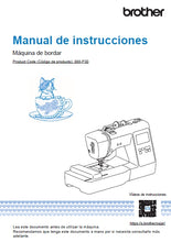 Load image into Gallery viewer, BROTHER PE545 MANUAL DE INSTRUCCIONES ESP MAQUINA DE COSER