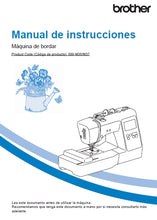 Load image into Gallery viewer, BROTHER PE550D MANUAL DE INSTRUCCIONES ESP MAQUINA DE COSER