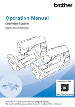Load image into Gallery viewer, BROTHER PE900 OPERATION MANUAL ENGLISH SEWING MACHINE