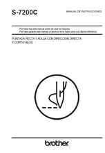 Load image into Gallery viewer, BROTHER S-7200C MANUAL DE INSTRUCCIONES ESPANOL MAQUINA DE COSER